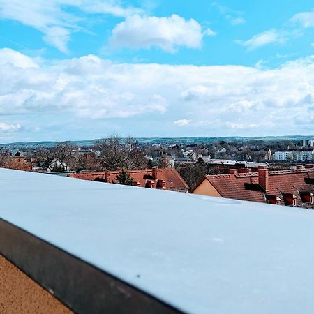 Rooftop Art Apartment, E-Roller,Ausblick,Wlan,Tv Chemnitz Exterior foto