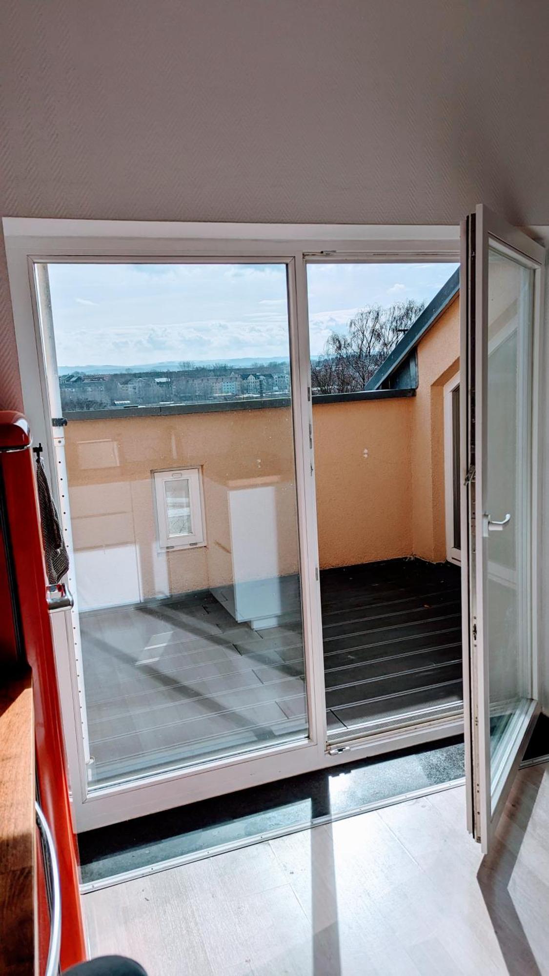 Rooftop Art Apartment, E-Roller,Ausblick,Wlan,Tv Chemnitz Exterior foto