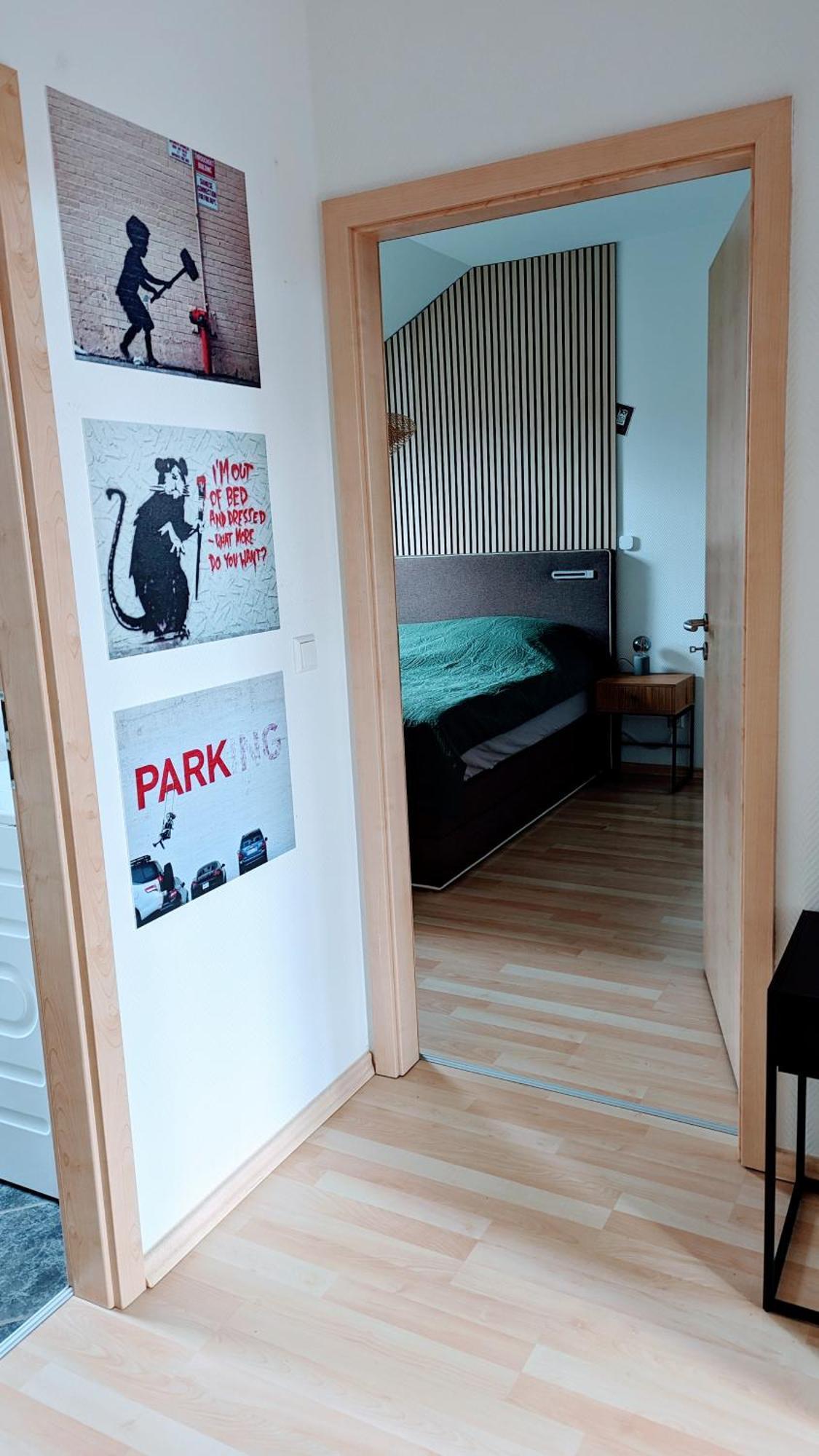 Rooftop Art Apartment, E-Roller,Ausblick,Wlan,Tv Chemnitz Exterior foto
